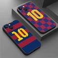 thumbnail image 2 of Funda blanda a prueba de golpes para iPhone, funda negra para iPhone 15 14 SE 13 Pro 8 7Plus 6s XR 11 XS X 12Mini 14 Pro Max, número de fútbol 10 30 19, 2 of 5