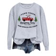 thumbnail image 4 of EHQJNJ Chandails en Molleton Courts pour Femmes Imprimé de Noël Décontracté à Manches Longues Col Rond Sweat à Capuche 2 Chandails en Molleton pour Femmes Graphique Tendance Automne, 4 of 4