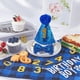 thumbnail image 4 of Artículos para fiestas de cumpleaños de perros, set de pañuelos para fiestas de cumpleaños de perros con corbata, sombrero y números, atuendo azul para cumpleaños de perro., 4 of 6