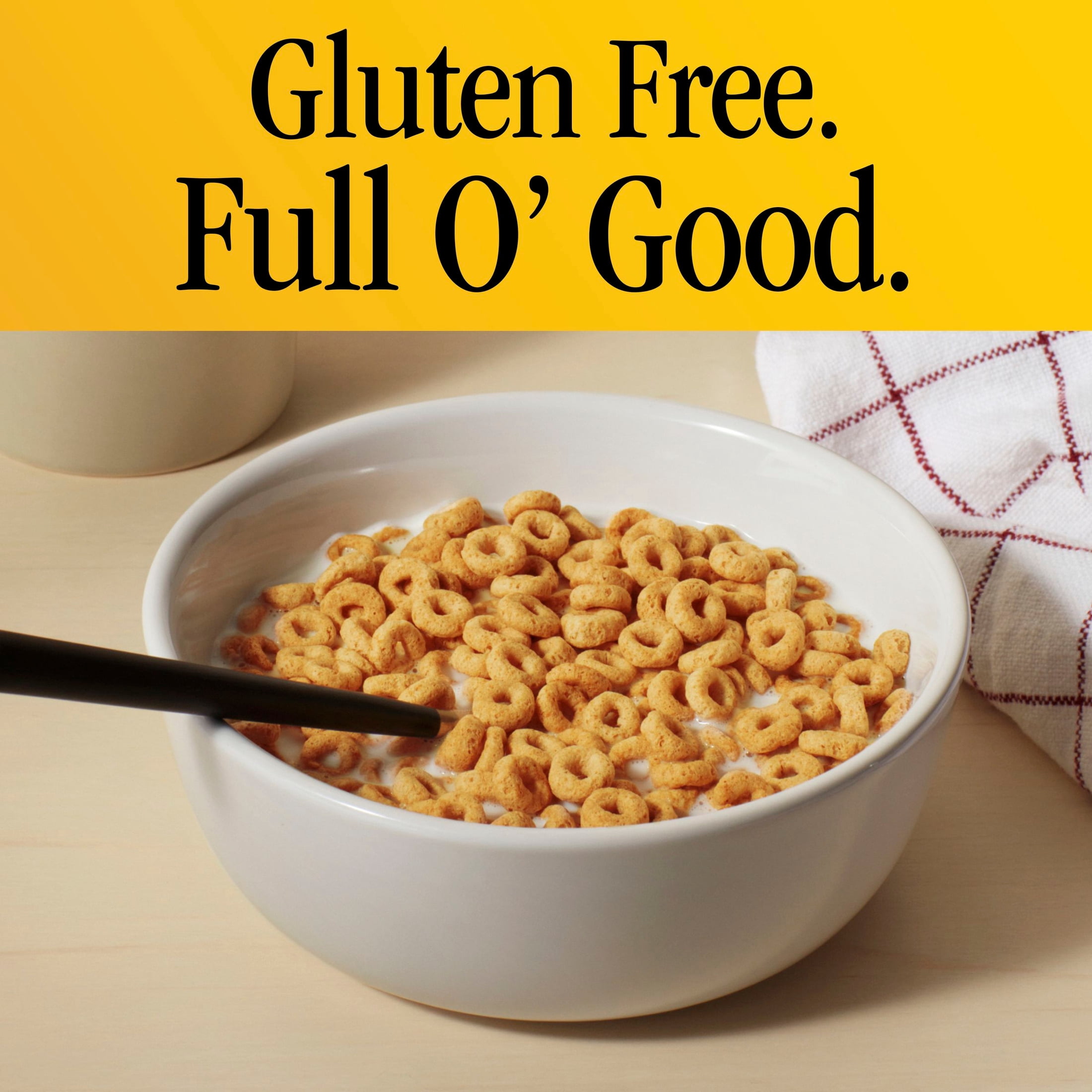 Pumpkin Spice Cheerios Gluten Free Breakfast Cereal, Whole Grain, Family Size, 18.5 oz