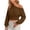 ZA-Coffee-frostluinai womens sweatshirts, variant on Womens Off the Shoulder Sweatshirt Cinched Waist Crop Tops Oversized Long Sleeve Banded Bottom Pullover Workout Sweat Shirts