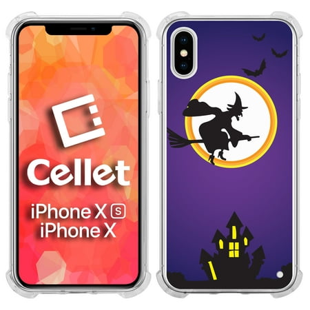 Cellet TPU / PC Proguard Case with Halloween Theme (05) for Apple iPhone Xs &