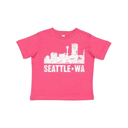 

Inktastic Seattle Skyline Grunge Gift Toddler Boy or Toddler Girl T-Shirt