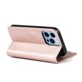 thumbnail image 5 of SaniMore iPhone 14 Pro 6.1" 2022 Case with Wrist Strap Zipper Wallet [Card Slots] Premium PU Leather Skin [Retro Durable] Shockproof Anti-scratch Kickstand Business Cover For iPhone 14 Pro, Rosegold, 5 of 8