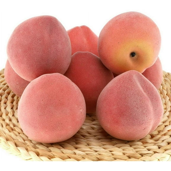 6pcs Artificial Peach Fake Fruit Decoration Lifelike Food Toy Realistic Home Party Decorative Model Props