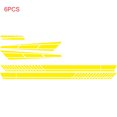 thumbnail image 2 of 6 pegatinas para coche a prueba de grietas, pegatina para carrocería lateral del vehículo (amarillo) Ehuebsd Accesorios para autos y motos, 2 of 2