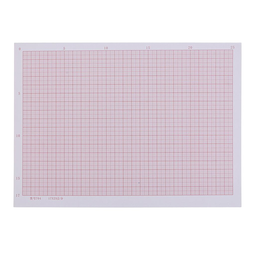 Milageto 100 Piece A4 Accurate Coordinate Paper Graph Paper Grids Science Square Paper