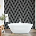 thumbnail image 6 of Ambesonne Stripe Peel & Stick Wallpaper for Home, Modern Swirling Effect Lines, 13"x36", Charcoal Grey White, 6 of 6