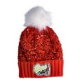 thumbnail image 4 of Justice Girls Grinch Hat and Gloves Set, 2-Piece Red, 4 of 5