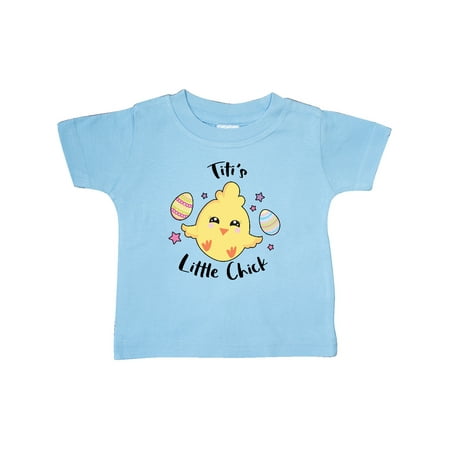 

Inktastic Happy Easter Titi s Little Chick Gift Baby Girl T-Shirt