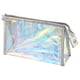 thumbnail image 1 of Bolsas de maquillaje transparentes Unique Bargains Bolsa de aseo transparente PVC Tono plateado, 1 of 1