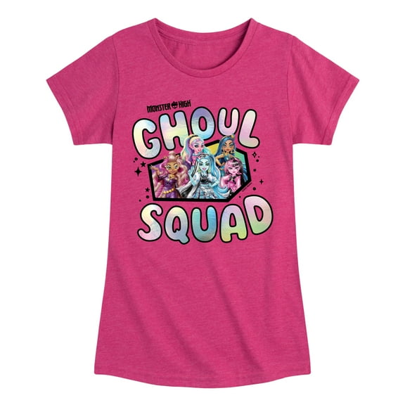Monster High - Ghouls Squad - Toddler & Youth Girls Short Sleeve Graphic T-Shirt