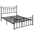 thumbnail image 2 of Costway Cadre de Lit en Métal Format Grand avec Tête de Lit, Rangement sous le Lit, Base de Matelas, 2 of 10