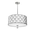 thumbnail image 1 of Dainolite HAN-194P-PC-SV White/Silver Pendant, 1 of 1