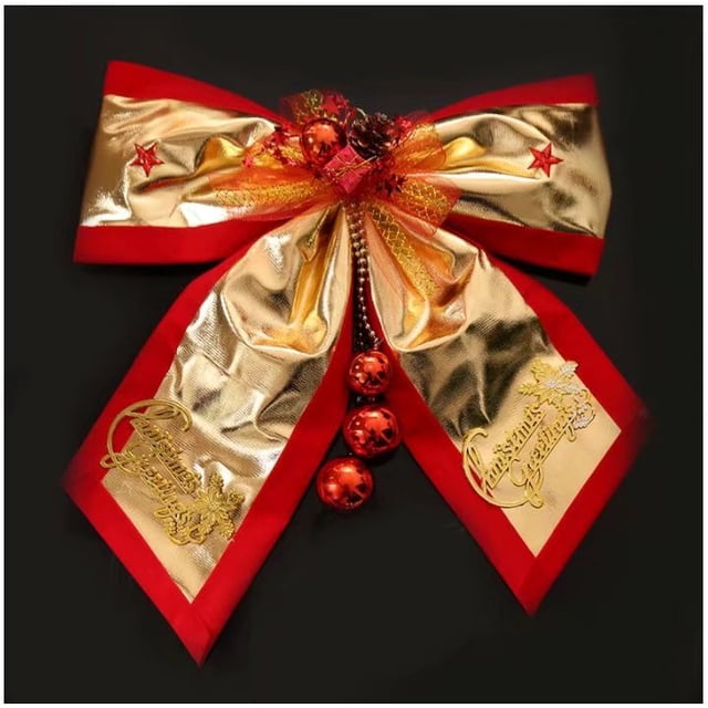 Adornos para árbol de Navidad, pequeñas decoraciones navideñas para el hogar, colgantes con decoración para árbol de Navidad (estilo de nudo de lazo 3) ER