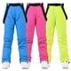 thumbnail image 5 of Pantalones de esquí para hombre y mujer, pantalones de esquí con correa, de invierno, resistentes al viento, repelentes al agua, cálidos y gruesos, pantalones de snowboard dobles, 5 of 6