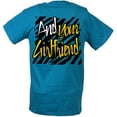 thumbnail image 6 of Dolph Ziggler Blue Stealing the Show And Your Girlfriend Mens T-shirt L, 6 of 6