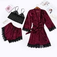 thumbnail image 2 of Edvintorg Womens Pajama Sets Sleeveless Crop Top And Shorts Pj Set Lace Robe Sleepwear Loungewear S-Xxl Clearance, 2 of 3