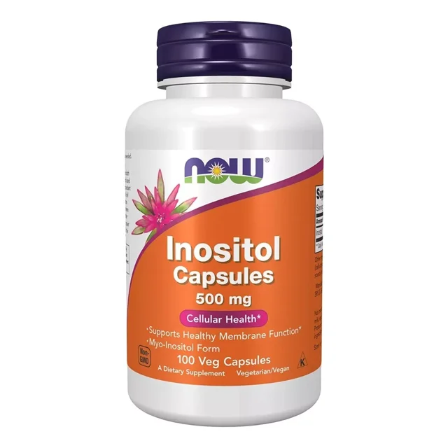 Inositol 500 mg Now Foods 100 Cápsulas Now Foods Inostol 500 mg