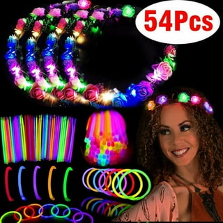 JOYIN 200 PCS Mini Glow Sticks Bulk with 8 Colors for Party Supplies,  Glow-in-The-Dark, Easter Party Favor