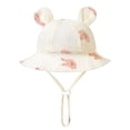 thumbnail image 1 of Sombrero de Sol de Bebé para Niños Protección Al Aire Libre de Verano Tela Transpirable Cómoda Grande Adecuada para Viajes en Playas, 1 of 6