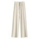 thumbnail image 4 of Pantalones rectos de lana con pierna ancha para mujer - Cintura alta, drapeados y largos hasta el suelo, 4 of 7