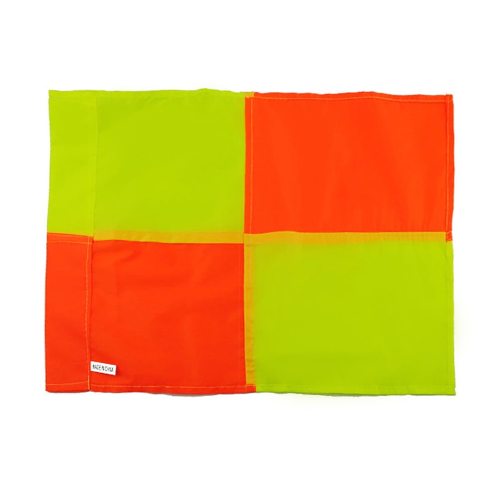 Soccer Referee Flag For Fair Play Sports Match Football Rugby Hockey Training Linesman Flags Style:Fluorescent orange... by