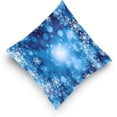 thumbnail image 5 of GZHJMY Christmas Snowflakes Throw Pillow Cover 18 x 18 Inch, Soft Square Cushion Case for Home Couch Sofa Bedroom Car Farmhouse Decor Home Decor, 5 of 7