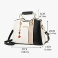 thumbnail image 3 of YUHAOTIN Silver Purse Womens Tote Bag Fashion Handbags Ladies Purse Satchel Shoulder Bags Tote Leather Bag for Ladies Small Canvas Tote Bag Black Crossbody Purse, 3 of 4