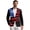American Flag, variant on Abstract Graffiti-Inspired Geometric Pattern Mens Blazer, Slim Fit Formal Dress Jacket With Pockets Polyester Suit Jacket for Summer