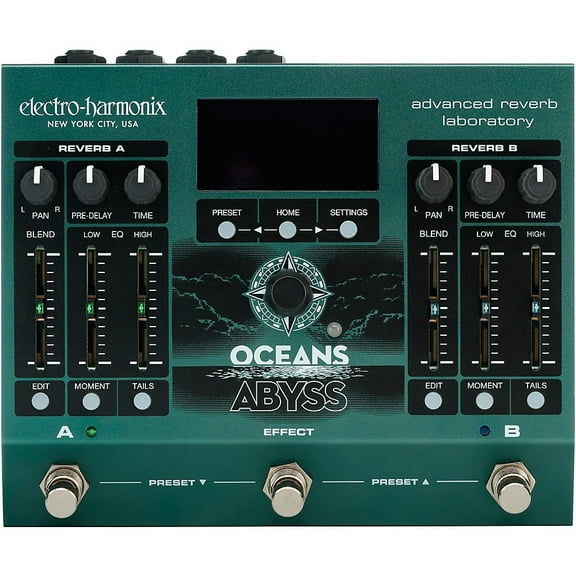 Electro-Harmonix OCEANS ABYSS Advanced Reverb Laboratory