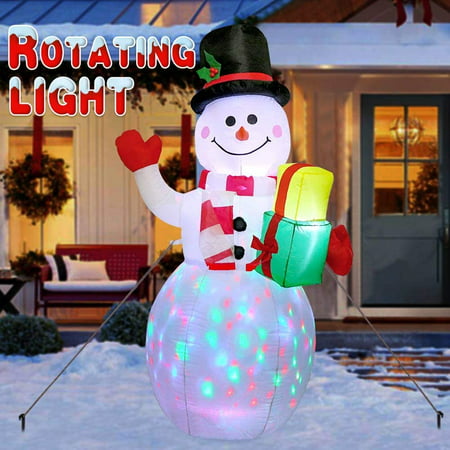 Tioodre Inflatables Up, Light Up Snowman Outdoor Decoration