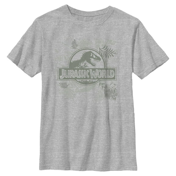 Boys Jurassic World Tropical Movie Logo T Shirt