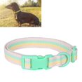 thumbnail image 1 of Pet Collar, Dog Collar Fashion Polyester Safe  For Daily Use For Small And Medium Dog ,Orange,Green, 1 of 8