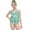 Z02-Green, variant on MUXiin Girls Swimsuits Size 14-16 One Piece Tankini Tropical Print Girls Bathing Suit Quick Dry Comfortable Fit Surfing Swimsuit Cute Popular Girls' Beachwear