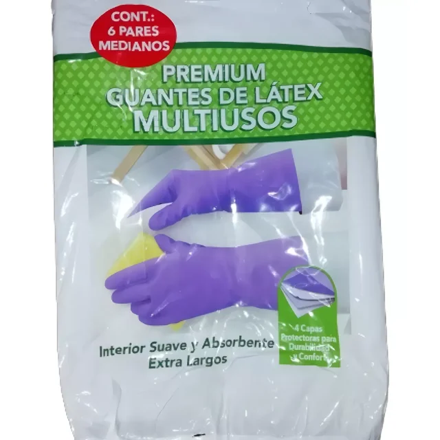 Guantes De Látex Multiusos Premium, Extra Largos Clean Ones