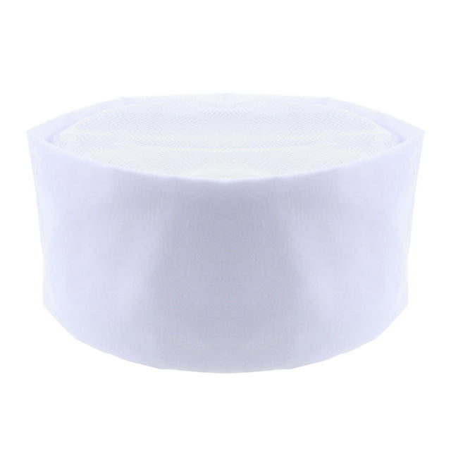 TOPTIE Mesh Top Chef Hat, Sushi Restaurant Work Cap, Kitchen Cooking Food Service Waiter Skull Cap-White