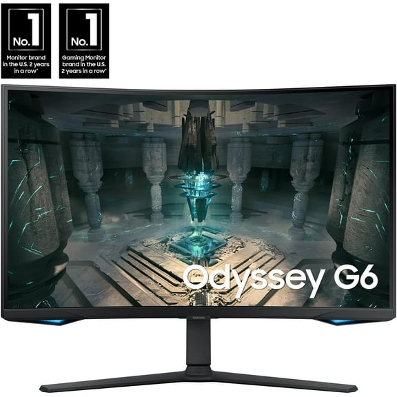 Samsung 32" Odyssey G65B QHD 240Hz 1ms (GTG) HDR 600 Gaming Hub 1000R Curved Gaming Monitor
