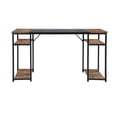 thumbnail image 2 of Escritorio HOMEMAKE FURNITURE Ahorro de Espacio Negro Marrón 120 x 60 x 74cm Industrial, 2 of 8