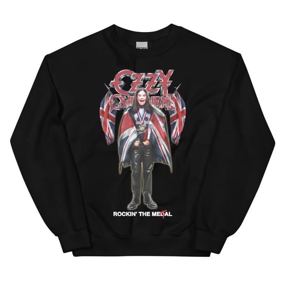 Ozzy Osbourne Rocking the Metal Sweatshirt