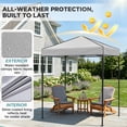 thumbnail image 5 of EAGLE PEAK 6 x 4 Instant Pop-up Canopy with Carry Bag, Adjustable Height and Lightweight Compact Portable Canopy Tent, Gray, 5 of 9