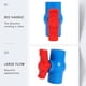 thumbnail image 5 of 40mm x 40mm Slip Full Port Red Handle Lever U-PVC Ball Valve Blue, 5 of 5