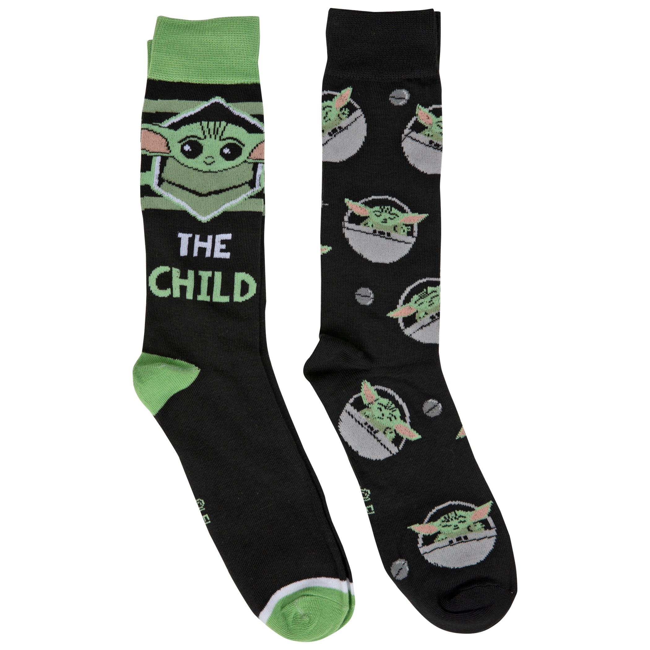 The Mandalorian Grogu The Child 2-Pair Pack of Crew Socks