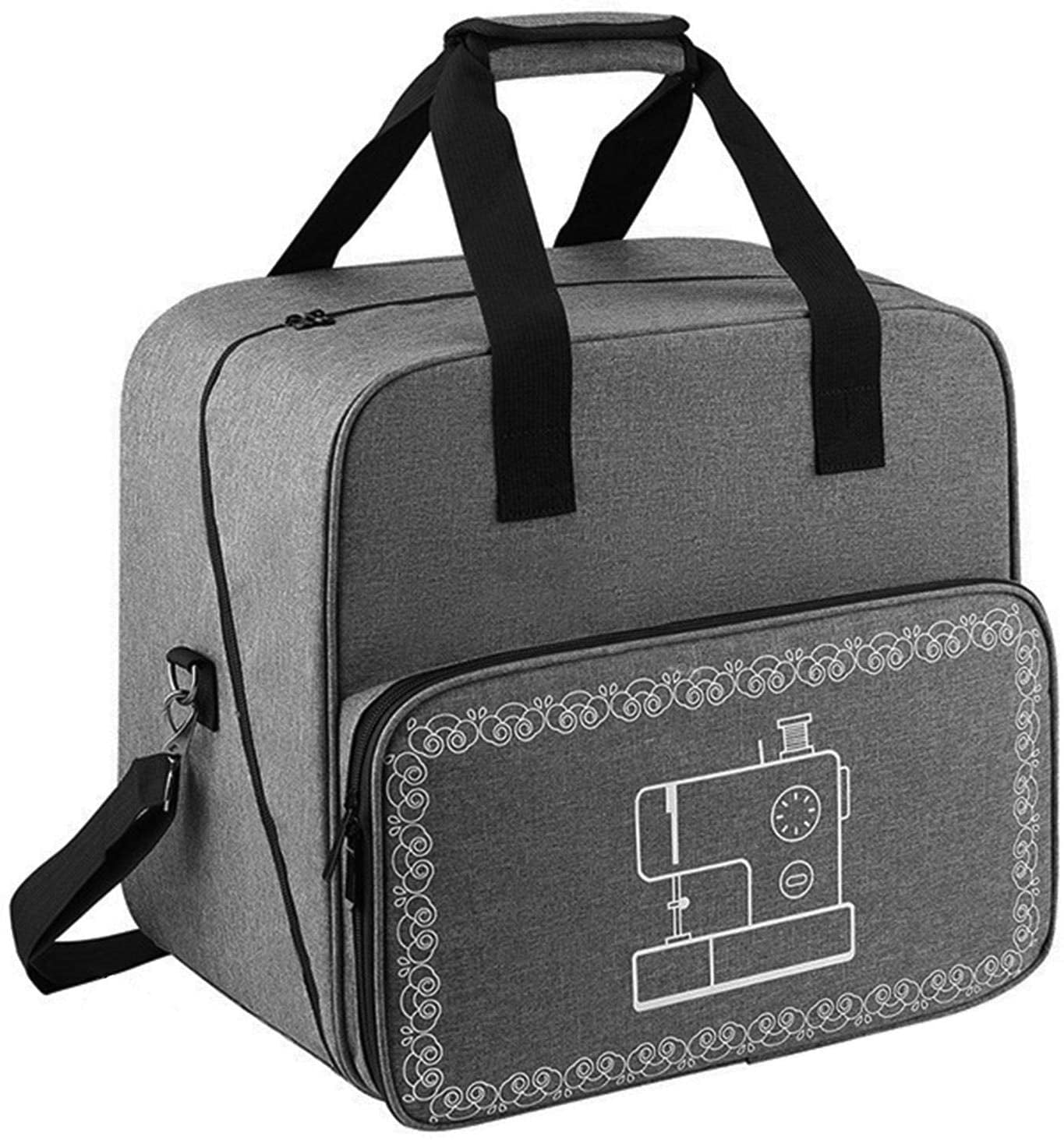 Sewing Machine Tote Bag, Universal Carrying Case for Most Standard Size