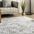 thumbnail image 2 of nuLOOM Bess Persian Vintage Machine Washable Area Rug, 8' x 10', Ivory, 2 of 9
