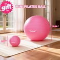thumbnail image 2 of Yagud Yoga Ball Exercise Ball Stability Ball Pilates Ball, 25-Inch Anti-Burst Anti-Slip Workout Ball for Home Fitness, Physical Therapy, Pregnancy Birthing & Office Chair, 2 of 9