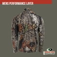 thumbnail image 6 of Men's Mossy Oak Quarter Zip Hoodie, Mossy Oak Breakup, 2XL, 6 of 11