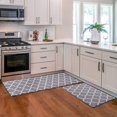 thumbnail image 1 of Alfombra de cocina KMAT acolchada antifatiga, 2 piezas de PVC gris, 1 of 6