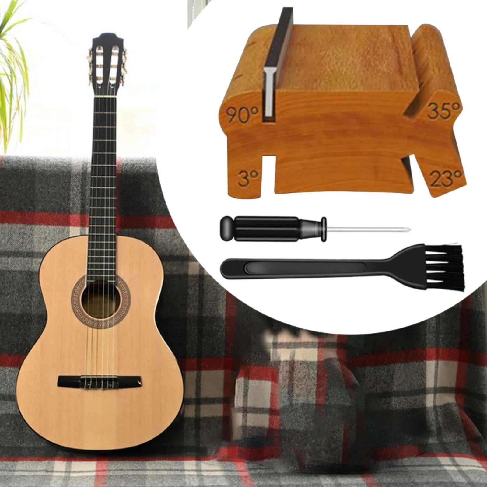 QccHieUs 3/23/35/90 Degree Versatile Professional Fret End Beveling File Guitar Bass Fret