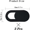 thumbnail image 2 of Computer Camera Cover Butterfly Shape Webcam Cover Sliding Front Camera Cover Webcam Privacy Cover Ultra-thin for Laptop, PC, Smartphones, Tablets, etc., 2 of 5